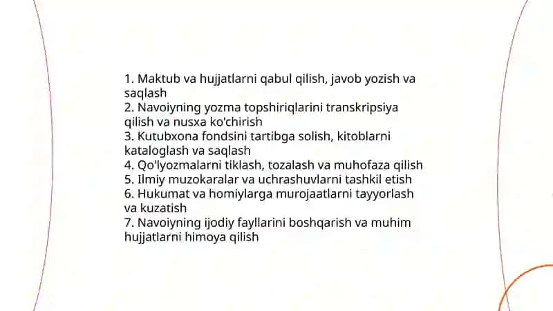 Abdujamol kotib faoliyati va biblotekasi 4