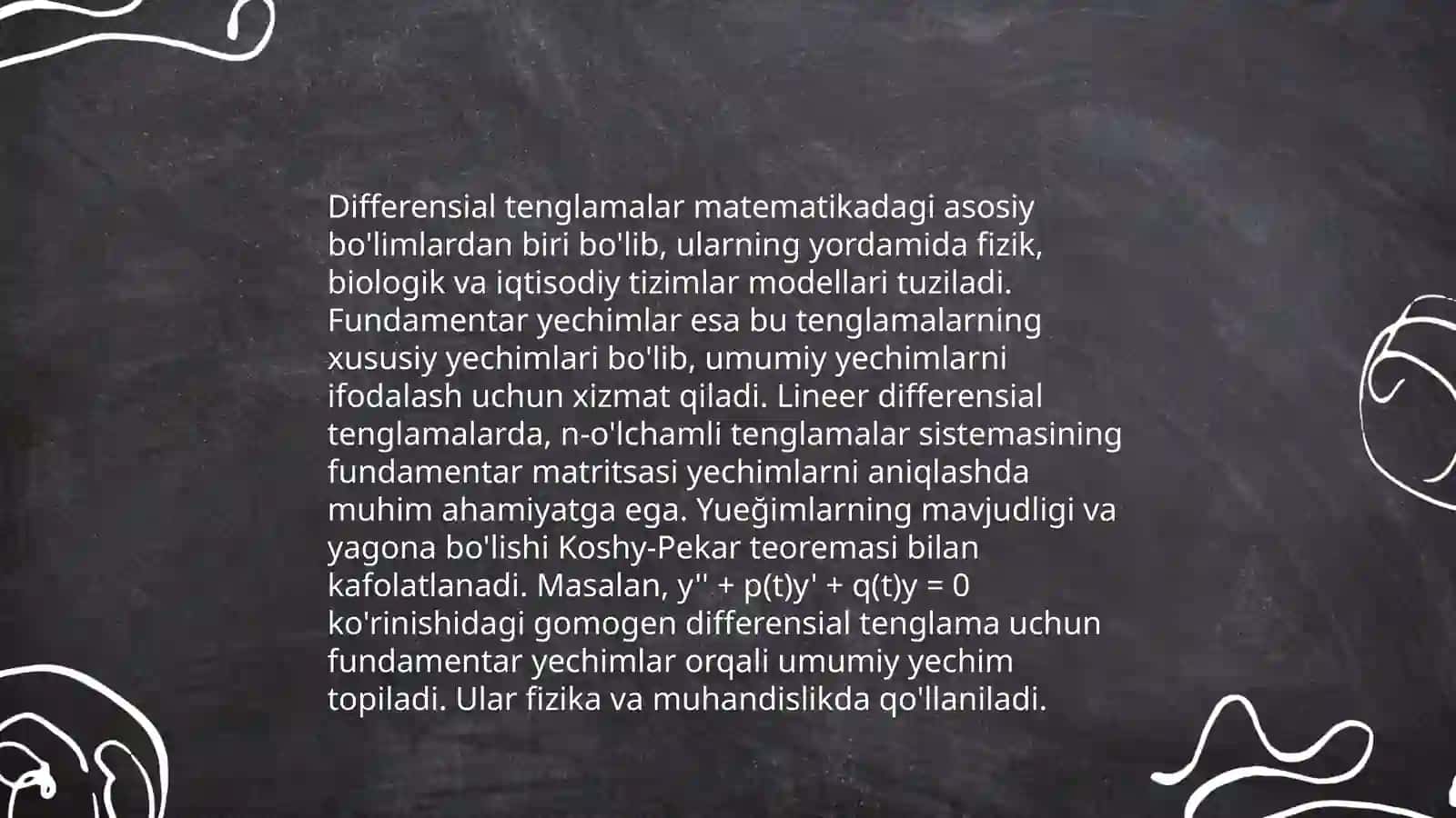 Fundamentar yechim 4