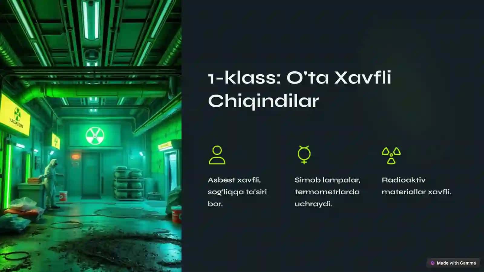 Qurilish Chiqindilarini Zararlilik Darajasi Bo'yicha Klassifikatsiyasi 4