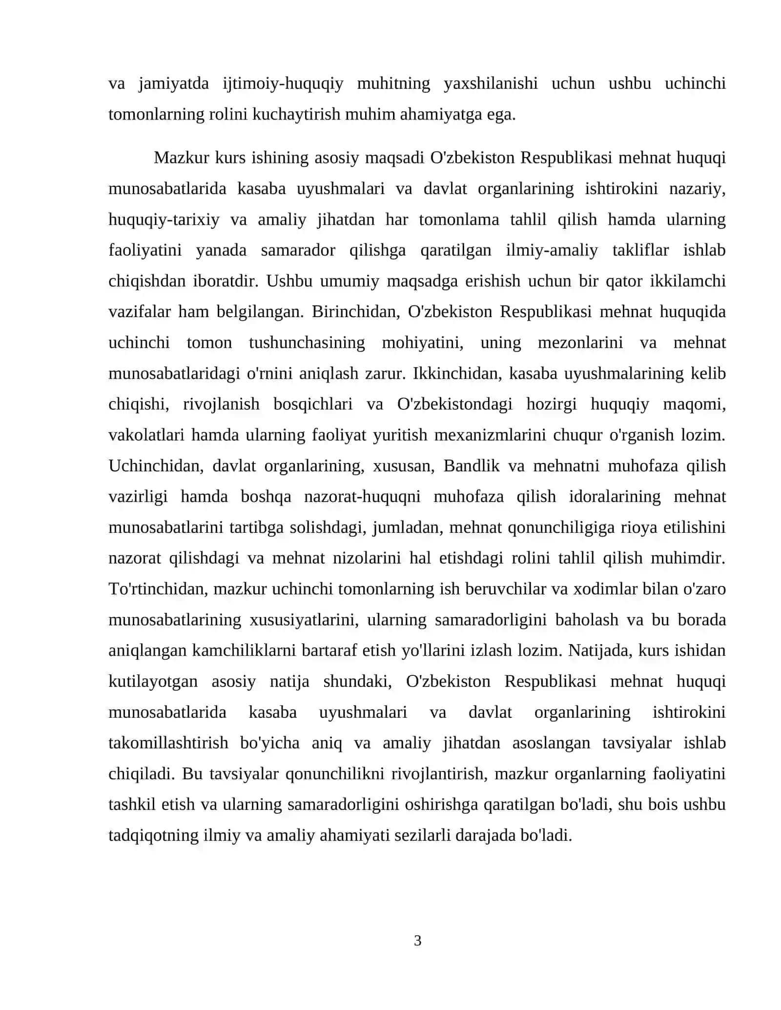 Mehnat huquqi munosabatlarida uchinchi tomon ishtiroki: kasaba uyushmalari va davlat organlari 4
