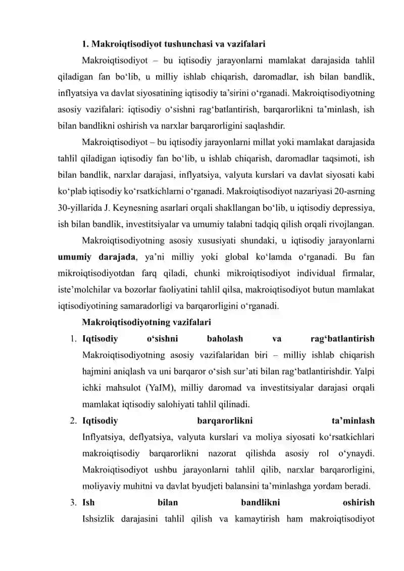 MAKROIQTISODIY KO‘RSATKICHLAR 4
