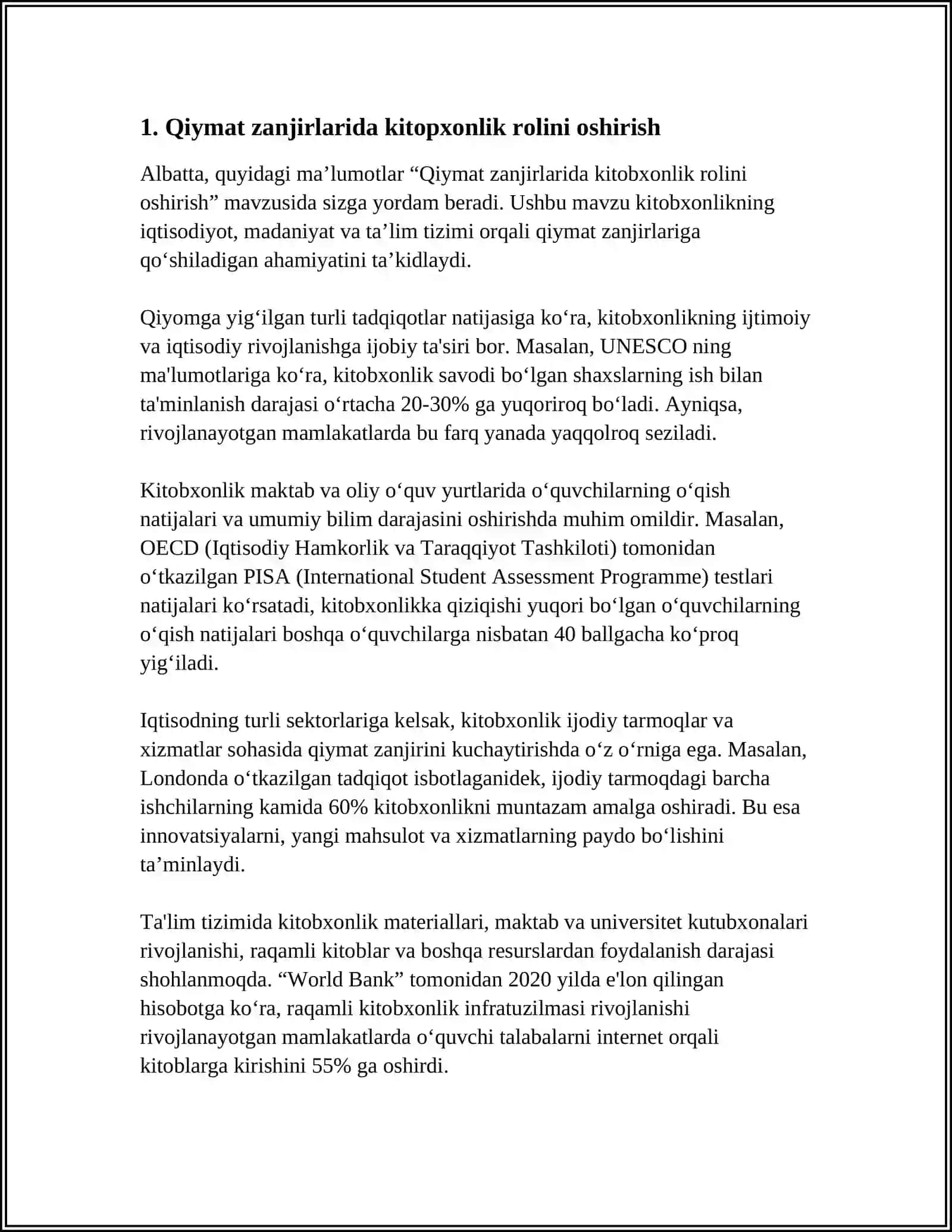 KITOPXONLIKNI RIVOJLANTIRISH BOʻYICHA DAVLAT SIYOSATI 4