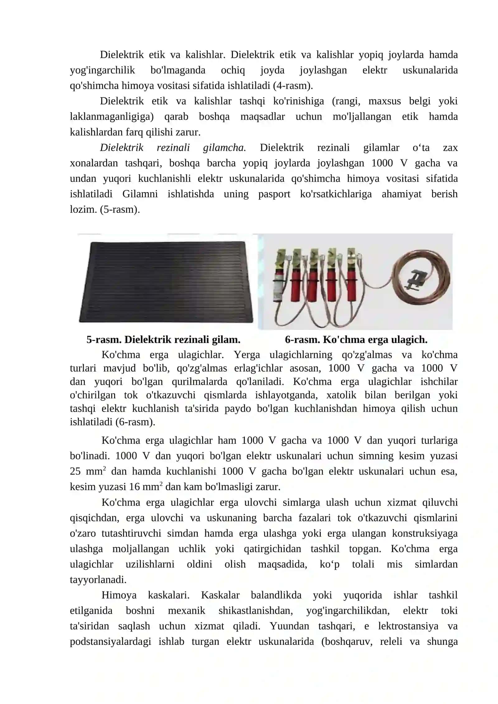 Elektr tokidan himoya qiluvchi vositalarni sinash 4
