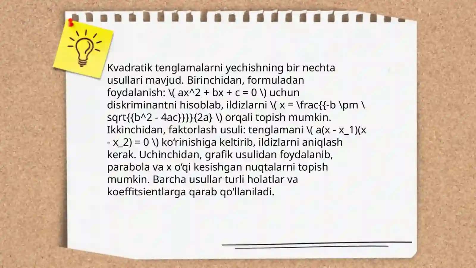 Sodda va murakkab tenglamalarni o'rgatish metodikasi 4