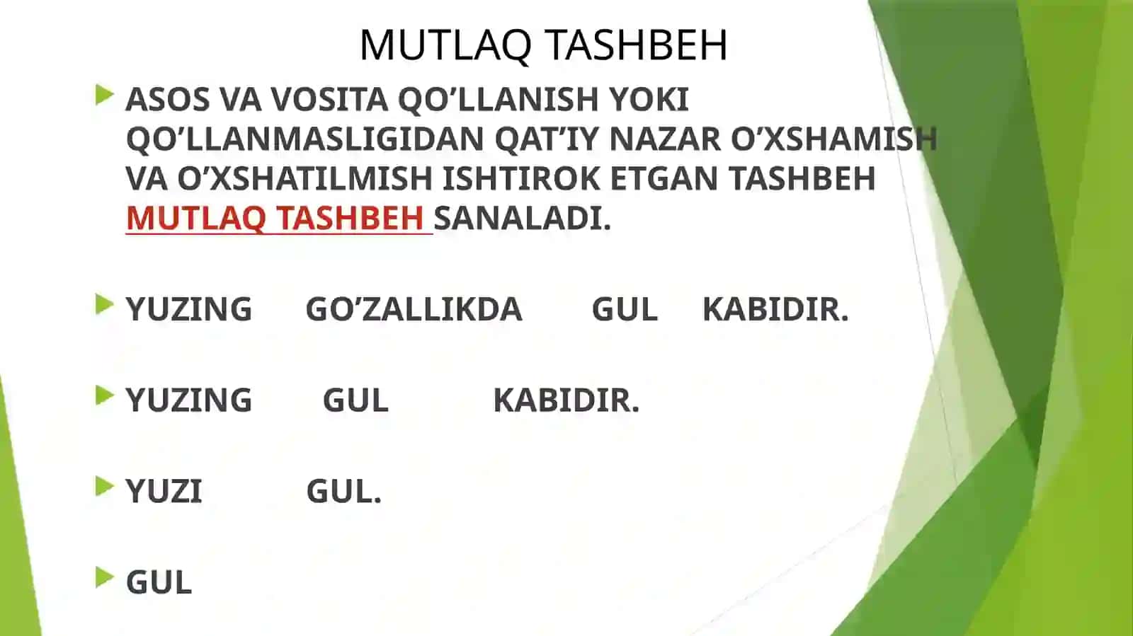 Yuzing go’zallikda gul kabidir 4