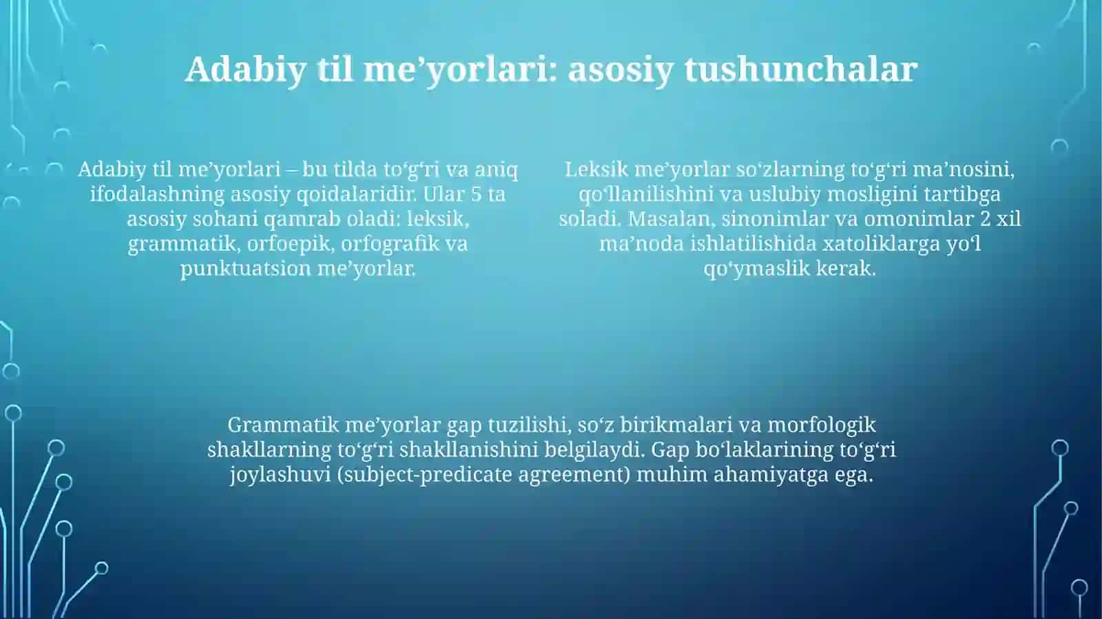 Hujjat turlari va xususiyatlari adabiy til meʼyorlari 4