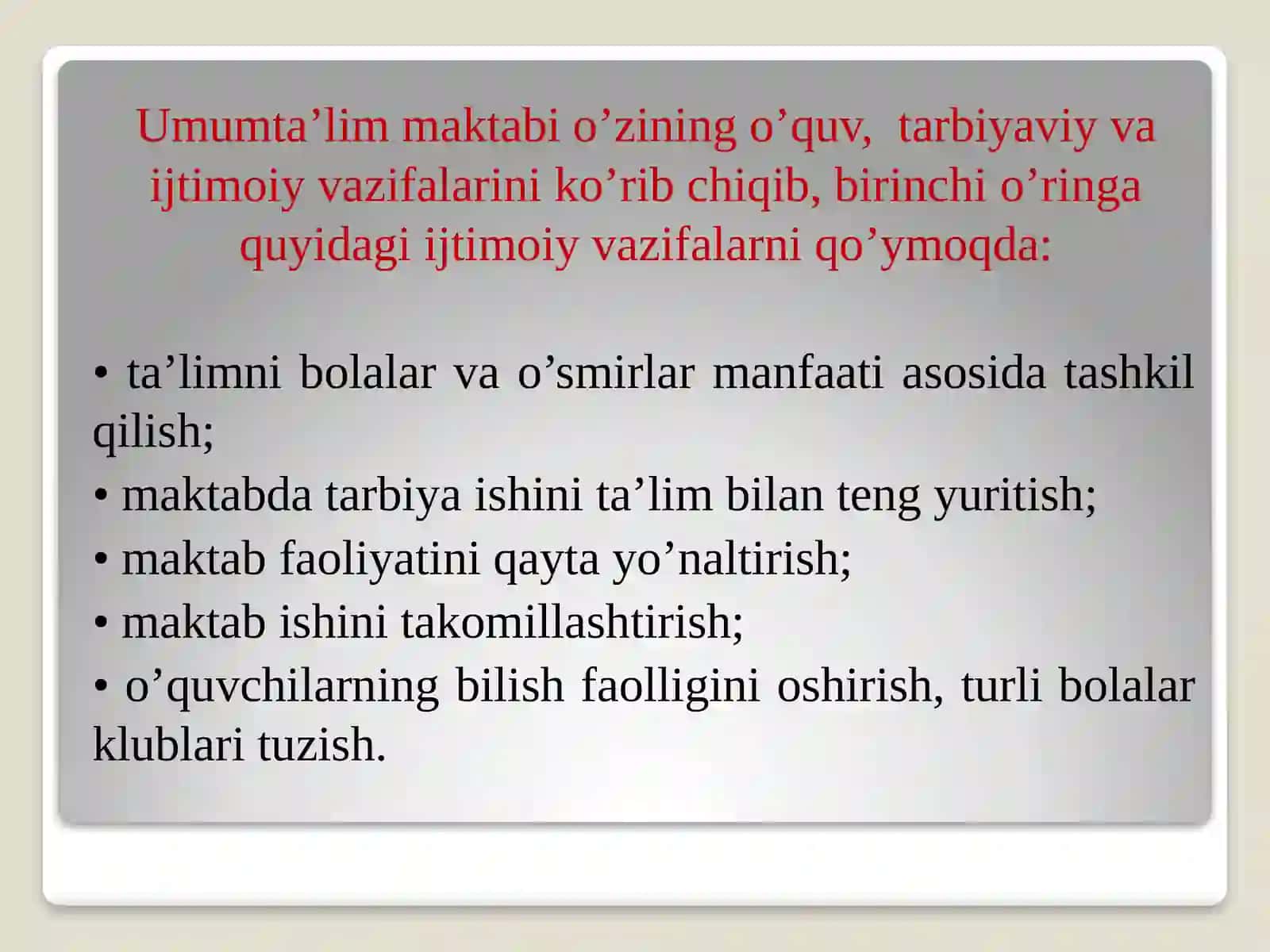 Umumta’lim maktablari o‘quvchi qizlarining ijtimoiy faolligini oshirish usullari va metodlari.Ijtimoiypedagogningmaktabyoshidagibolalarbilanishyuritishi 4