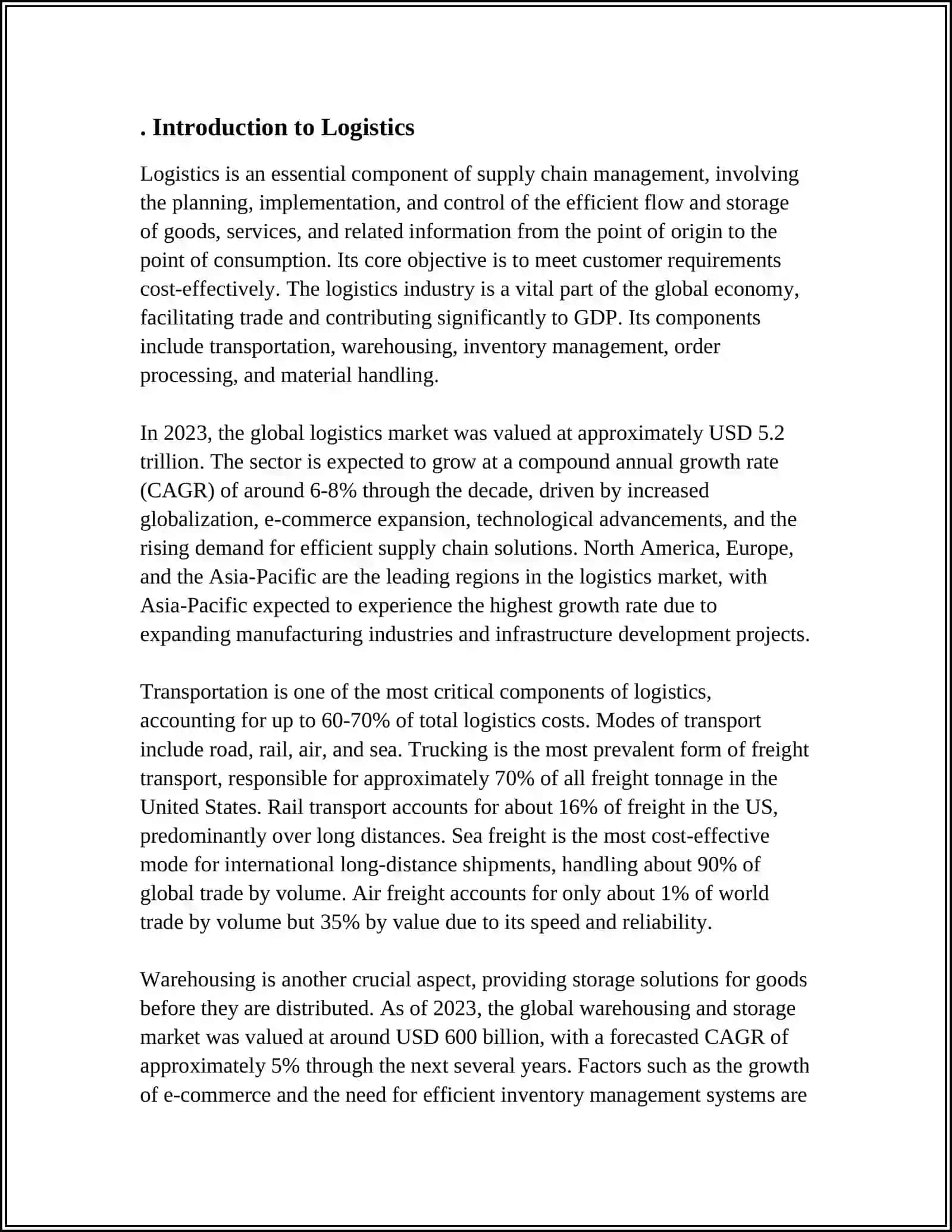 ABOUT LOGISTIC 4