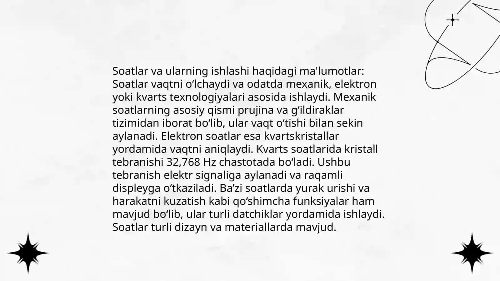 Vaqt Tushunchasi 4
