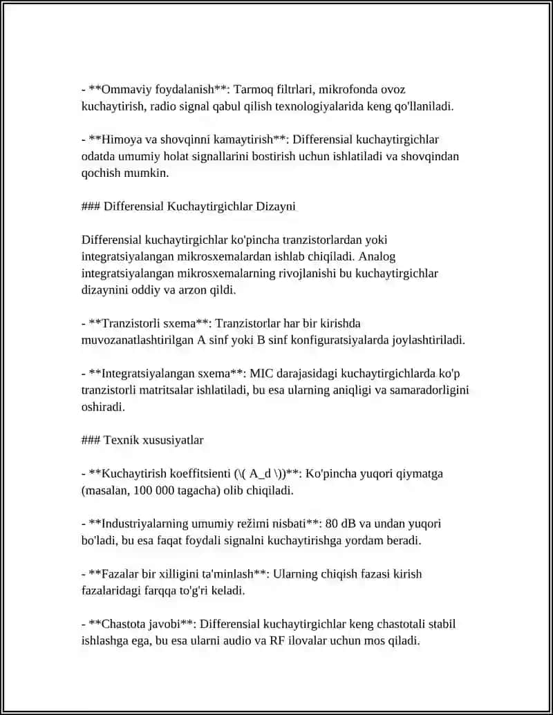 DIFFERENSIAL KUCHAYTIRGICH 4