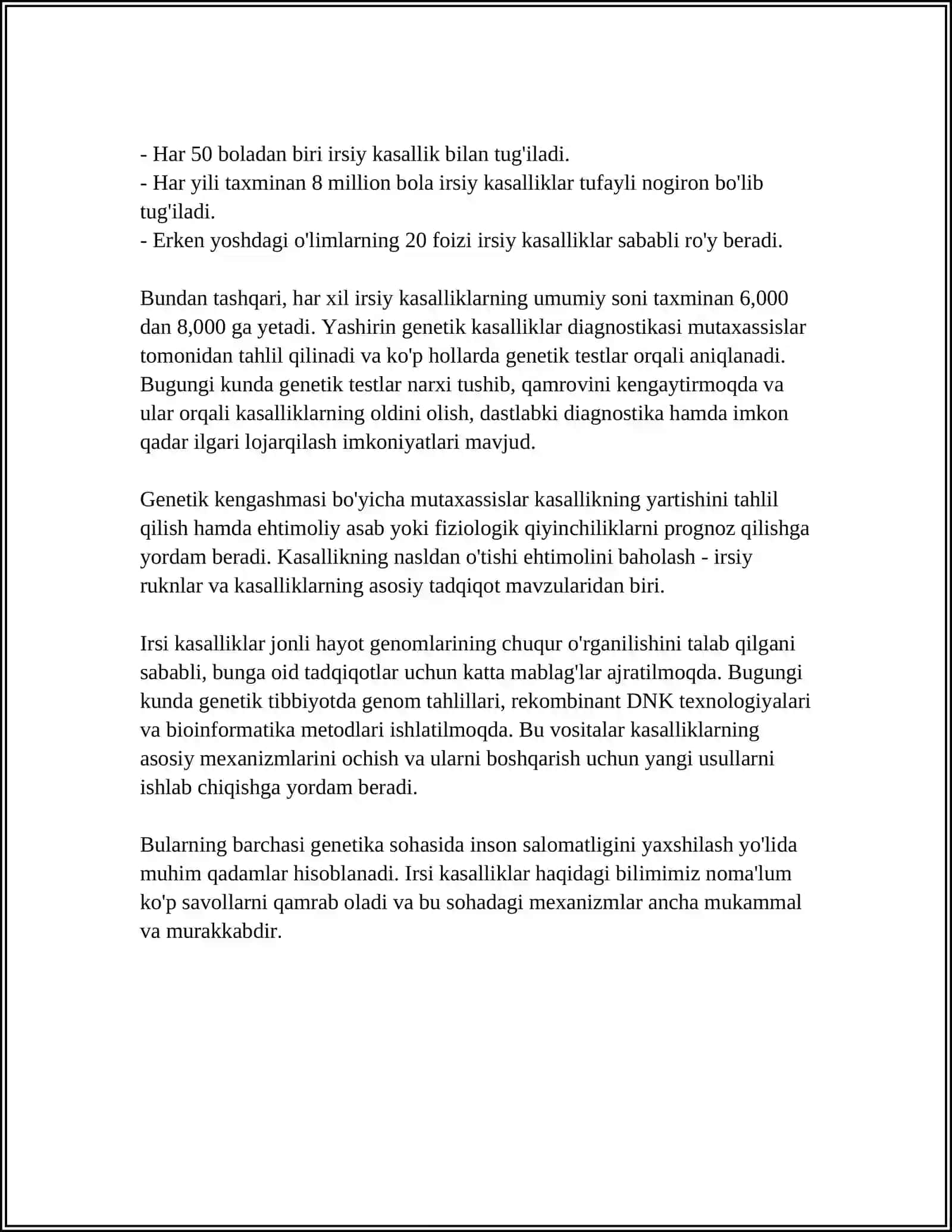 IRSIY KASALLIKLARNING KELIB CHIQISH MEXANIZMI 4