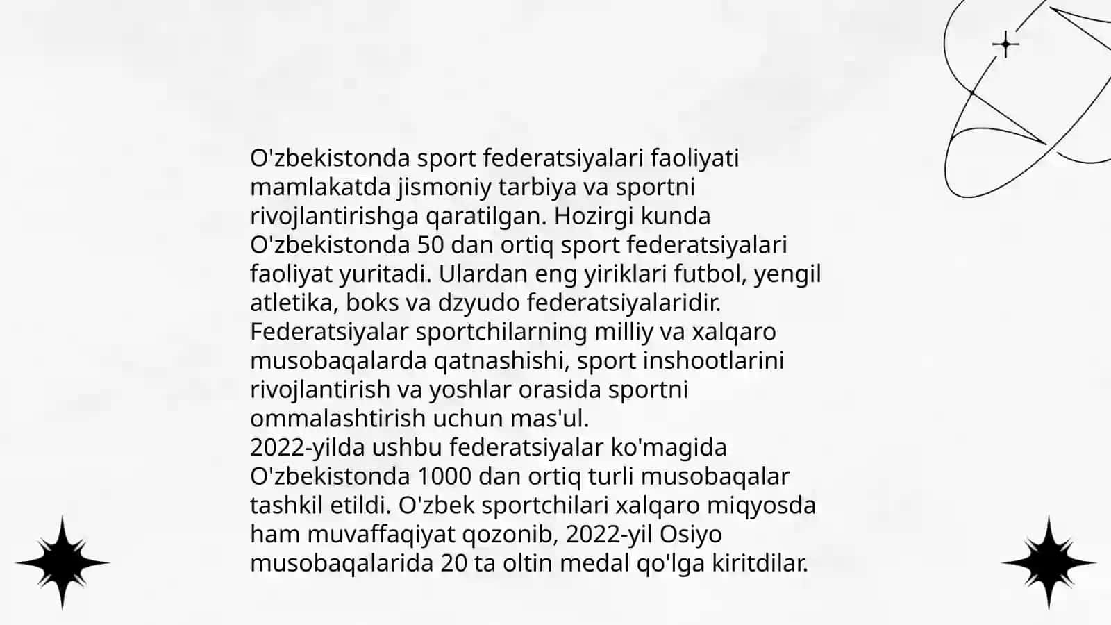 O'zbekistonda jismoniy tarbiya va sportni boshqarishning zamonaviy tizimi 4
