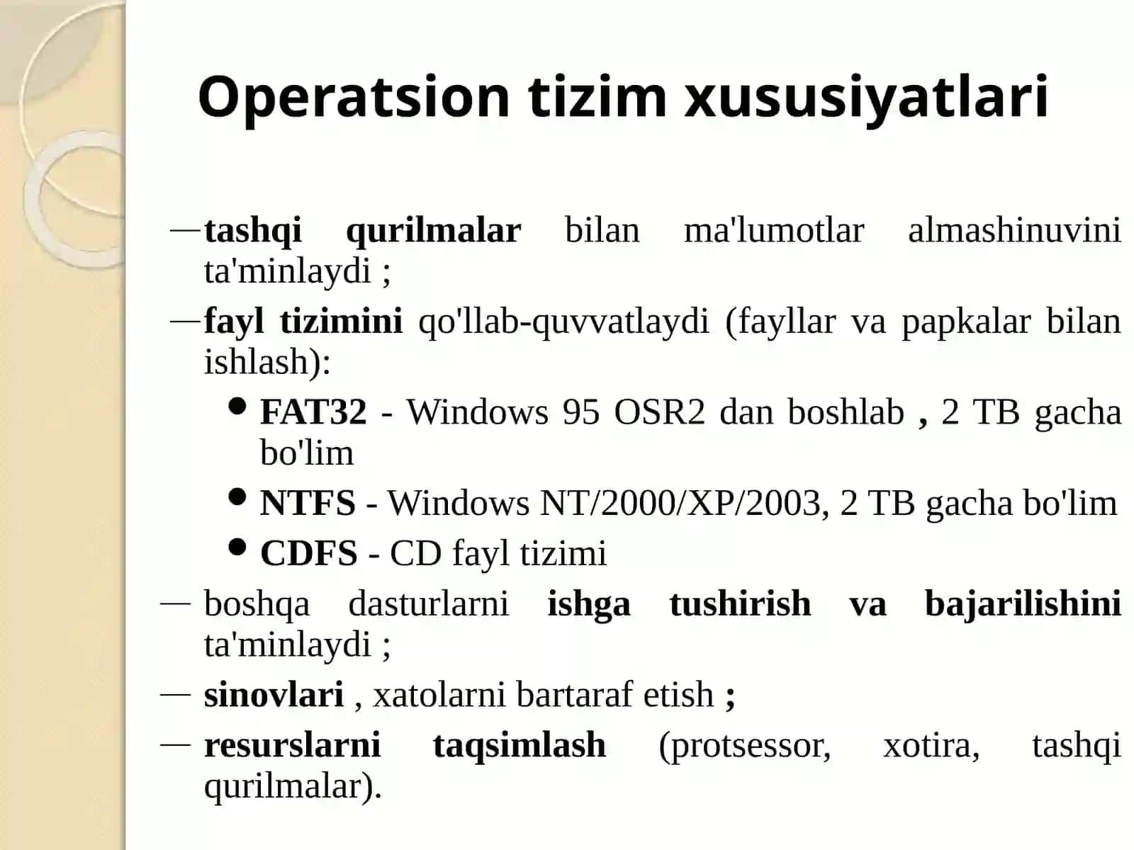 Zamonaviy operatsion tizimlar 4