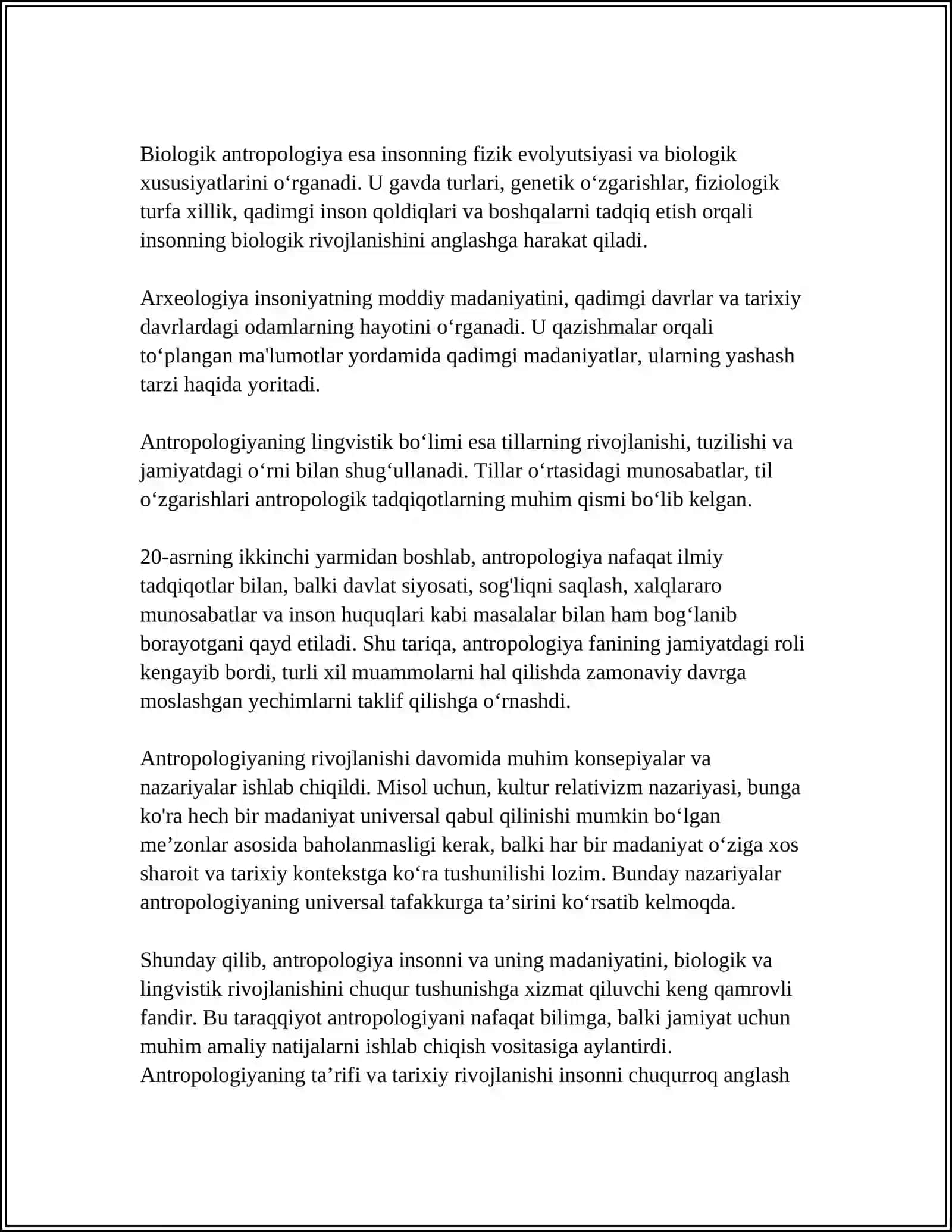 ANTROPOLOGIYA 4