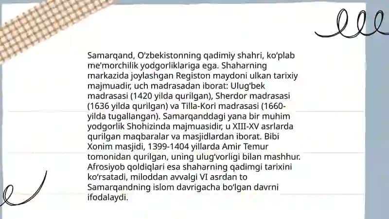 Tarixiy shaharlar yubileylari 4