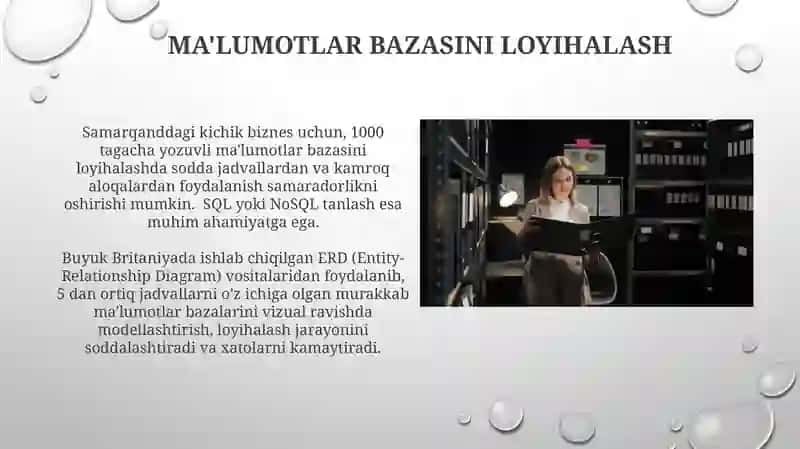 Malumotlar bazasi va ular bilan ishlash 4