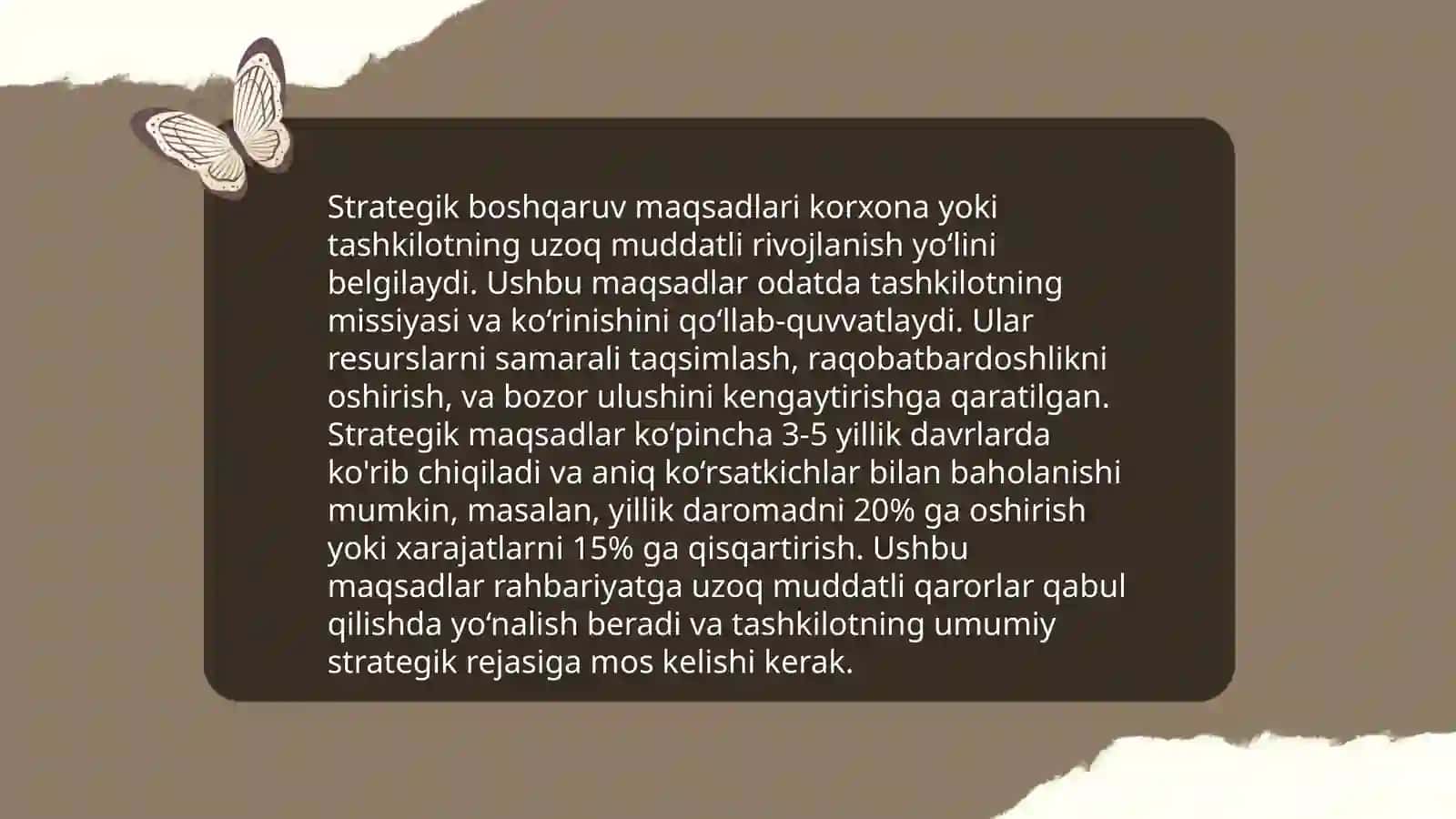 Boshqaruv maqsadi va unga qoʻyiladigan talablar 4