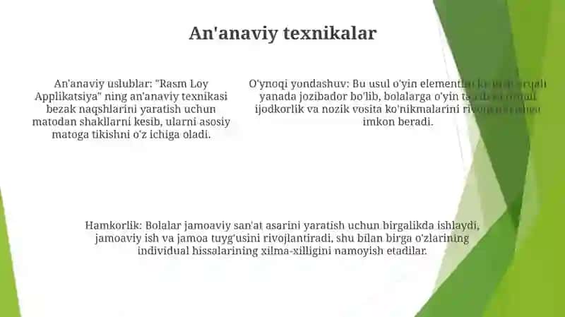 Rasm Loy Applikatsiya Ishining O'Yin Bilan Bog'Lab Olib Borish 4