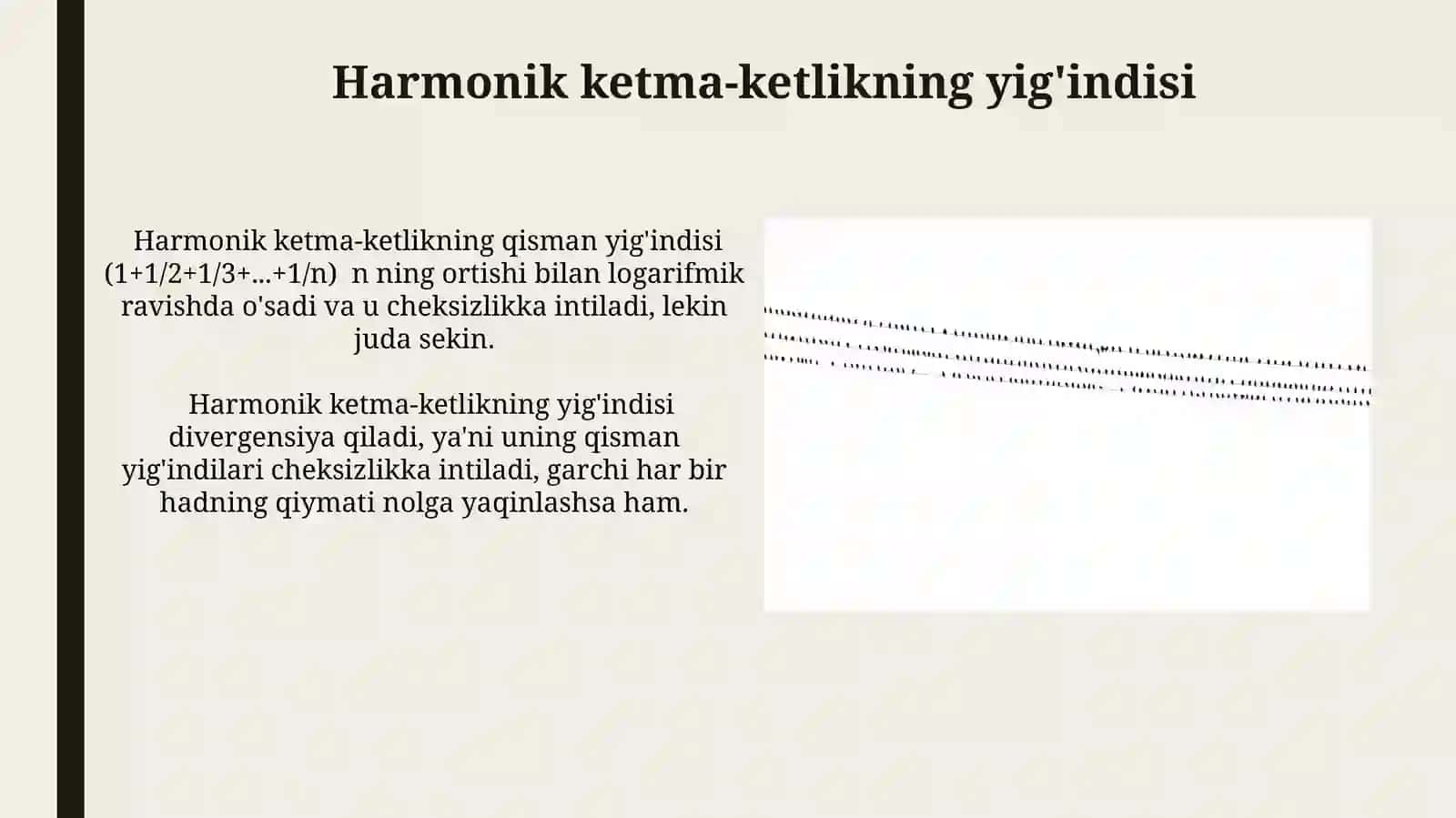 Turli Qatorlarning Yaqinlashish Usullari 4