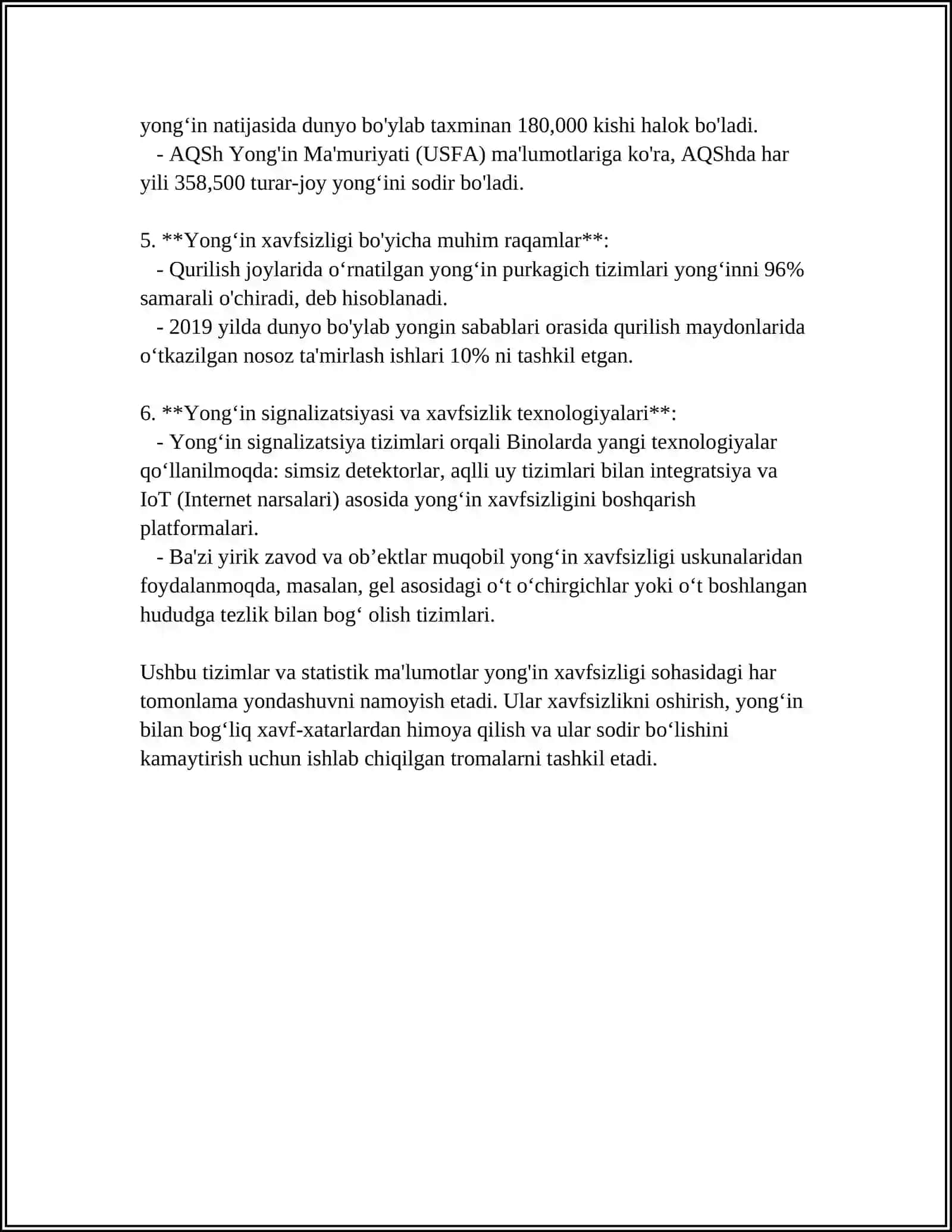 Yon'ing xavfsizligi tizimlari 4