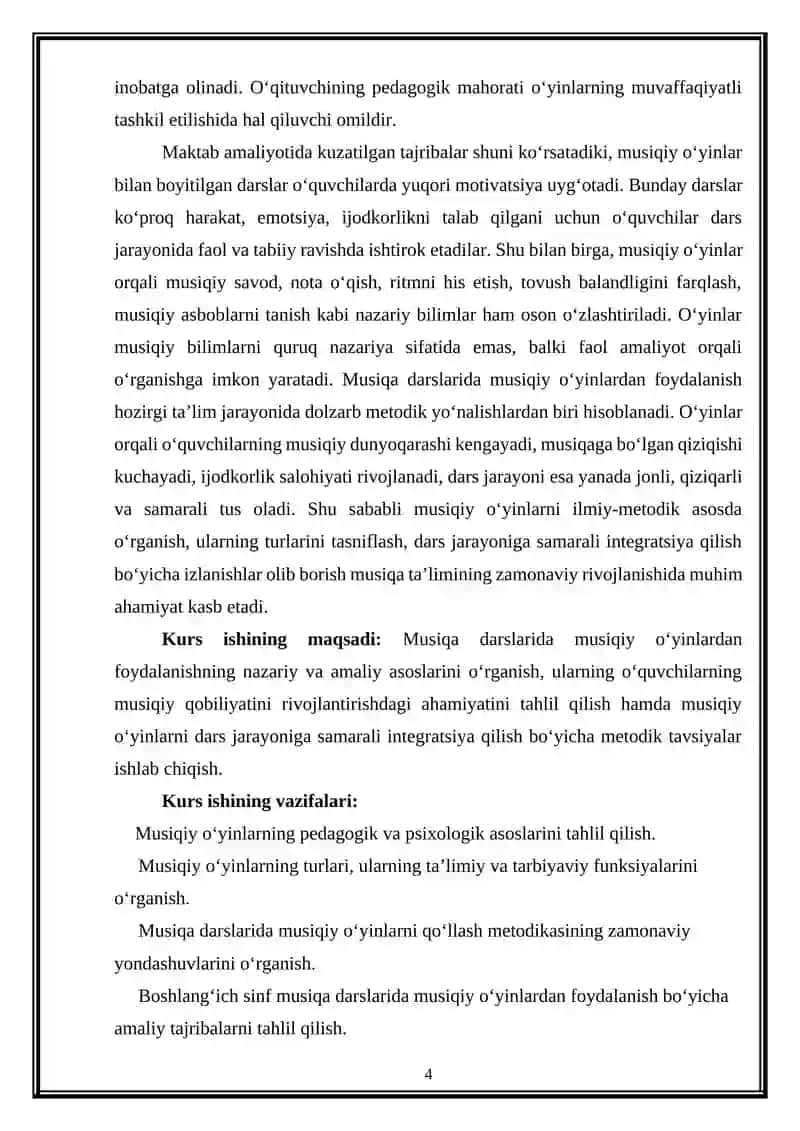 Musiqa darslarida musiqiy o'yinlardan foydalanish metodikasi 4