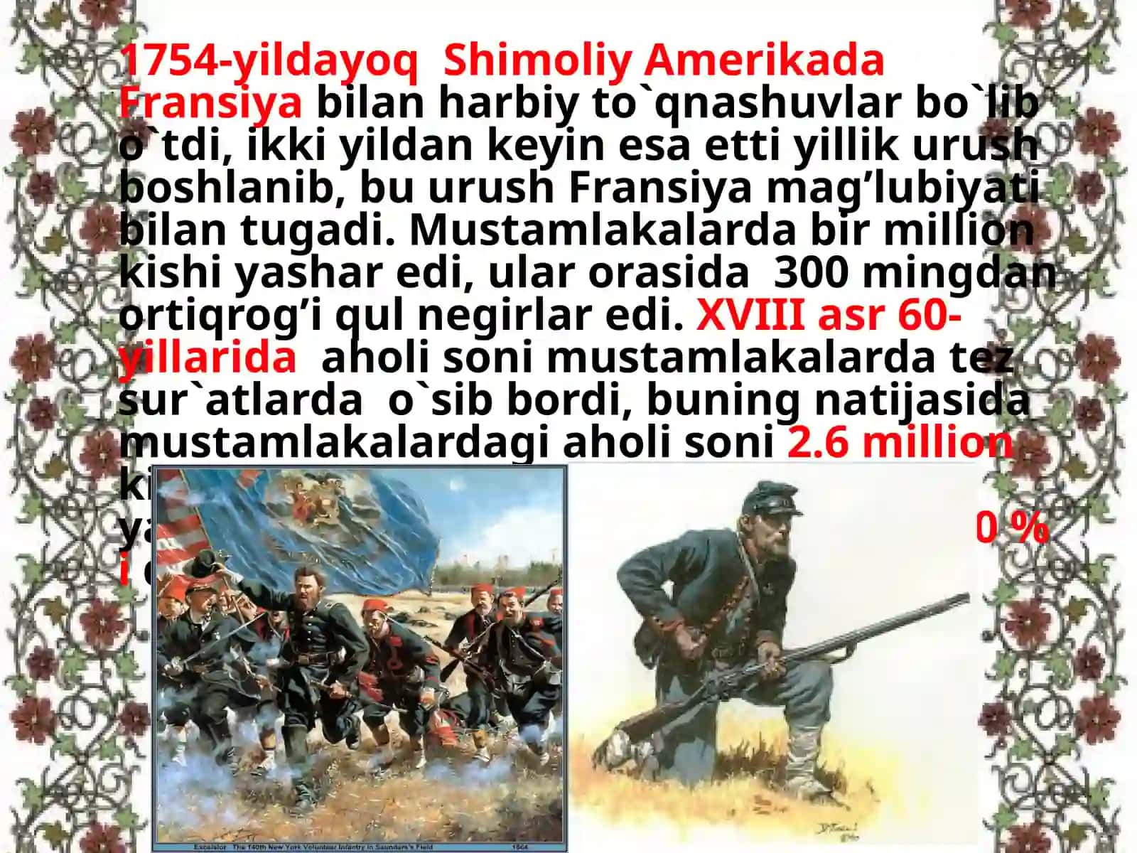 Mustaqillik urushi va AQSH ning tashkil topishi 4