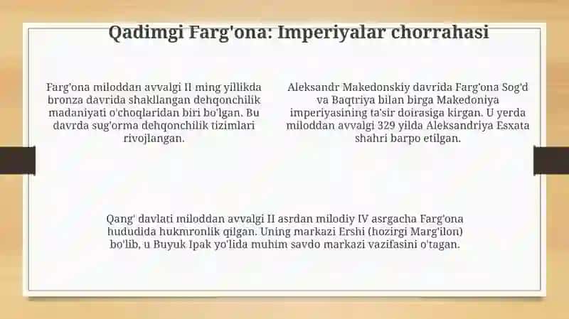 Farg'ona viloyati tarixi va tarixiy joylari 4