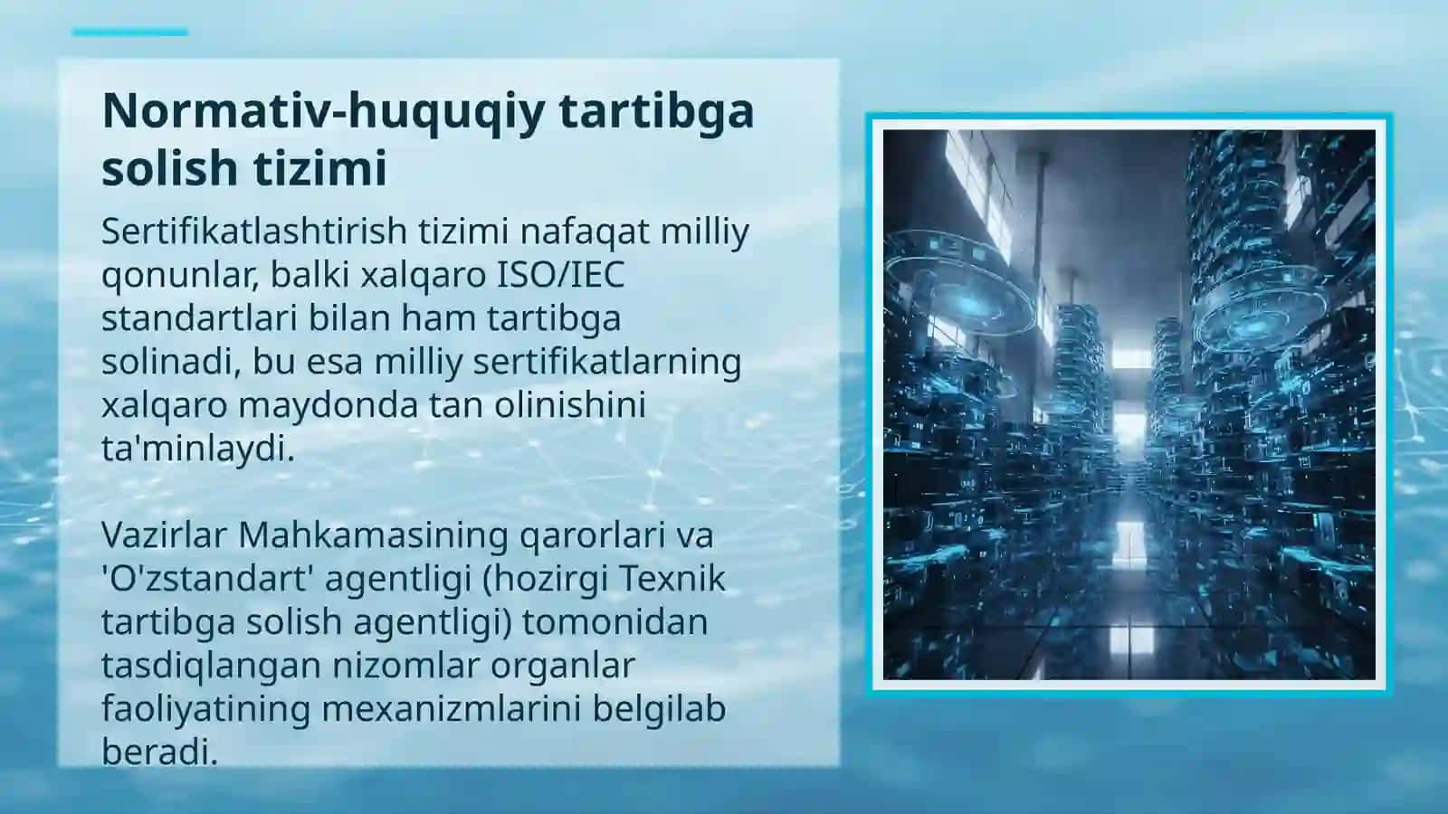 Sertifikatlashtirish organlarining huquqiy maqomi va faoliyat talablari 4