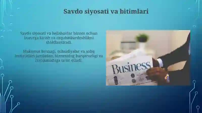 Davlatning biznes muhitini yaratishdagi faoliyati 4
