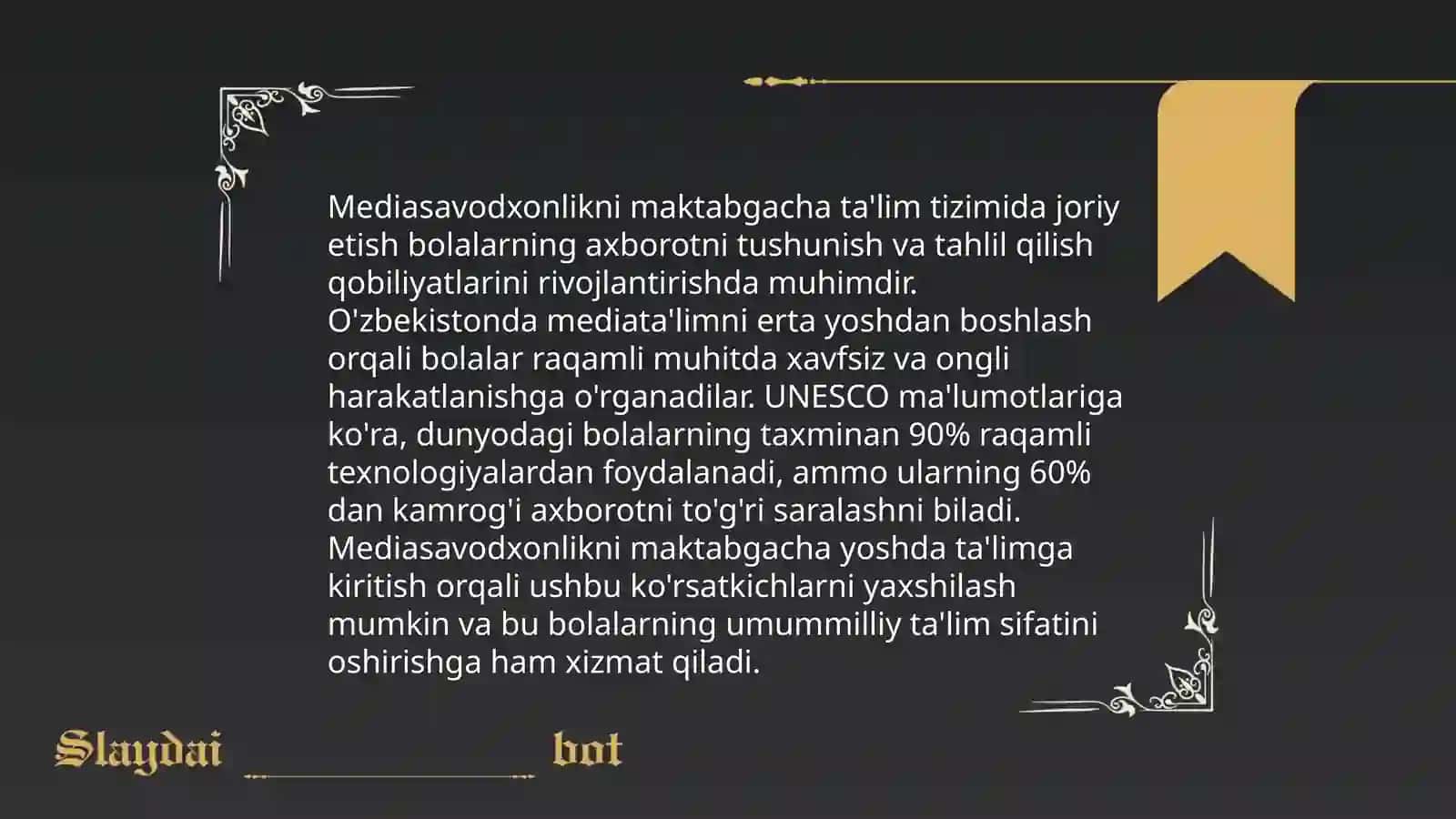 Mediasavodxonlikni rivojlantirishning yo‘llari 4