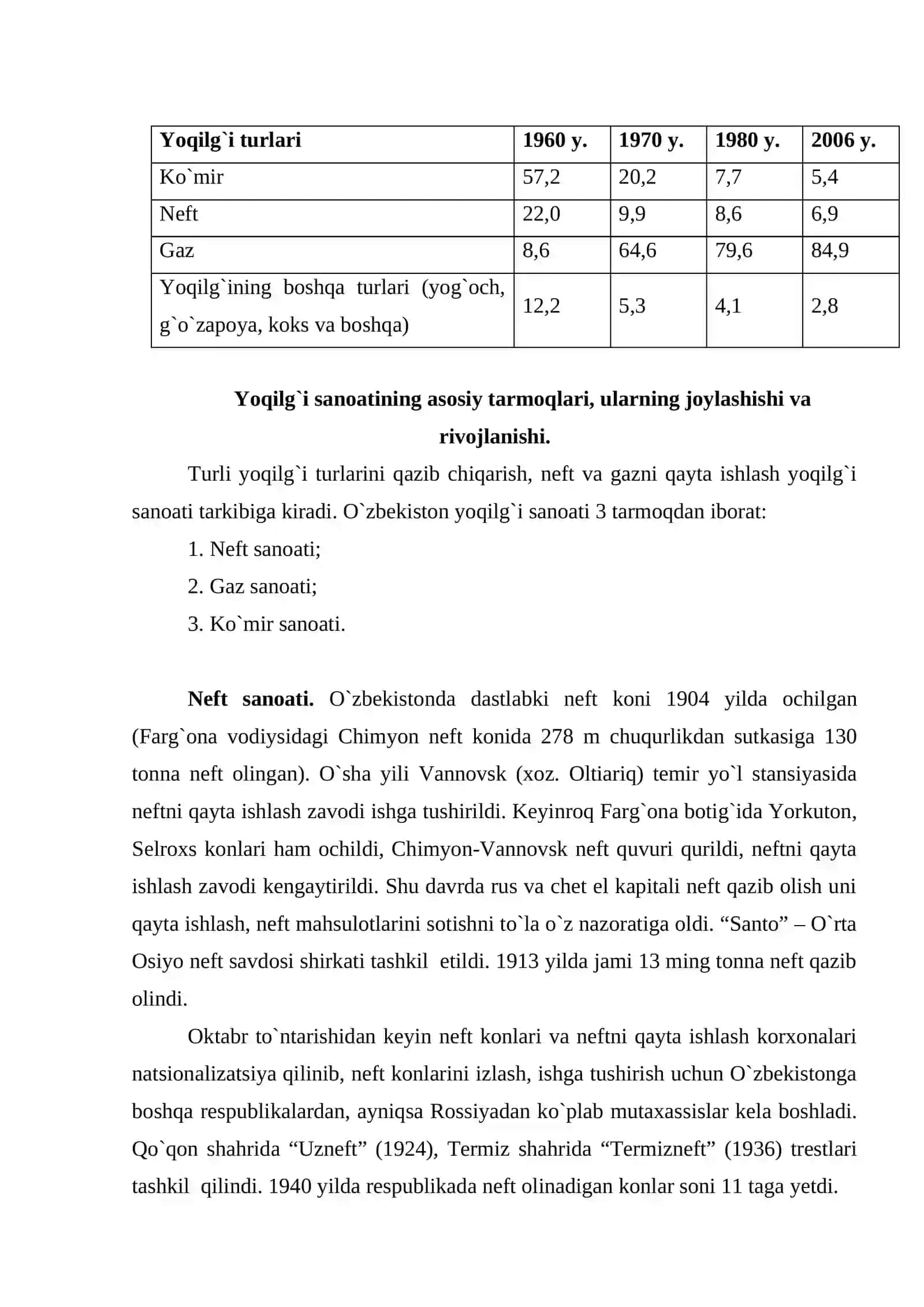 Yoqilg`i-energetika majmuining tarkibi 4