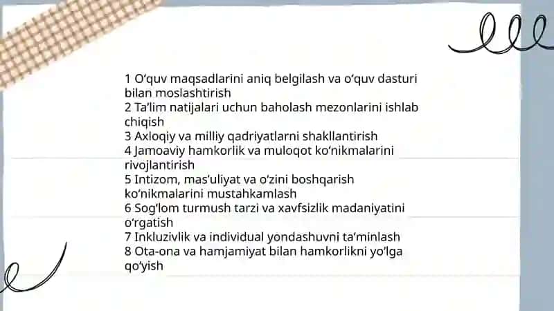 Sinf jamoasini tashkil etish va tarbiyalash 4