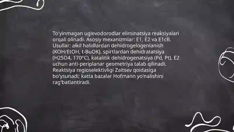 Tóyinmagan uglevodorodlarni olinishi va xossalariga doir ginetik ózgarishlarni amalga oshirish 4