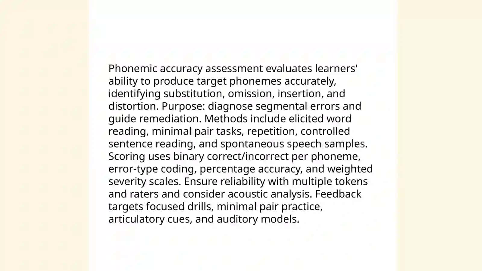Assensing pronunciation 4