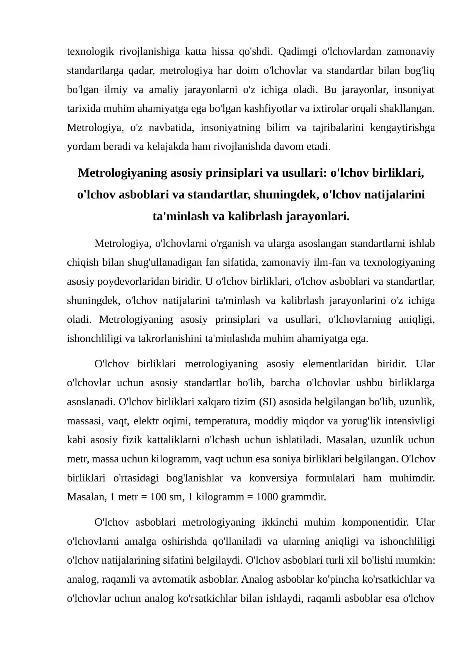 Metrologiya fanining tarxiy rivojlanishi 4