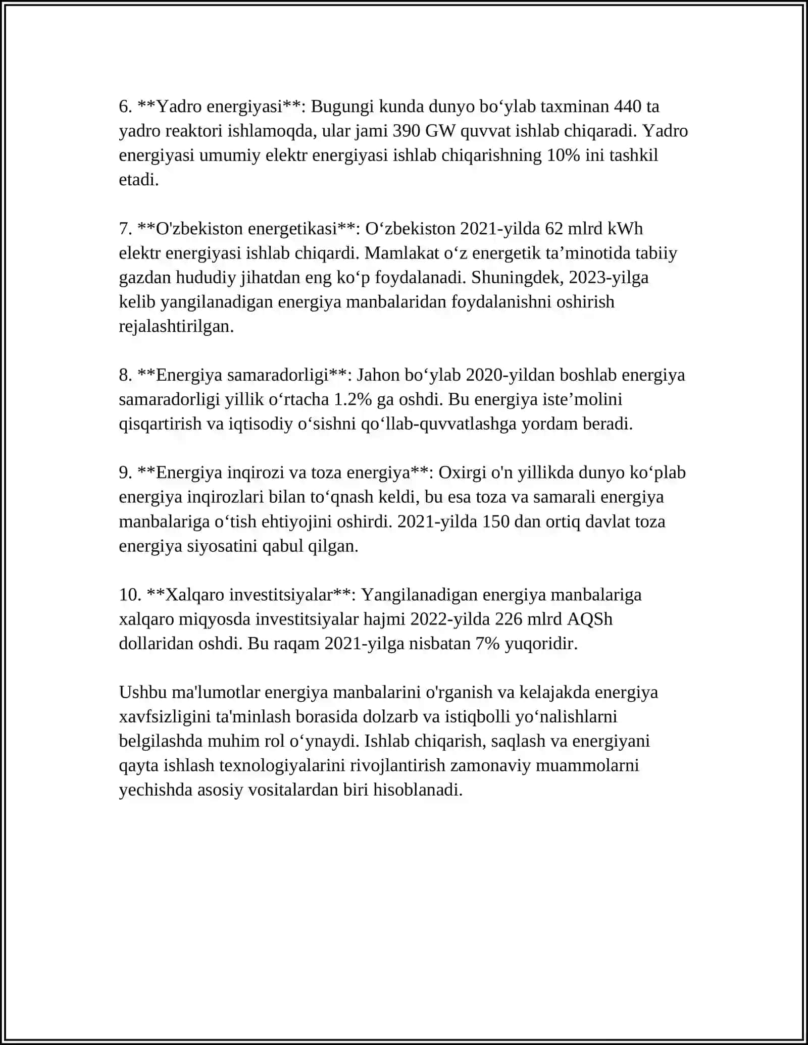 MANBALAR OʻRGANISH.ANIQLASH,TIKLASH,TAHLIL QILISH 4