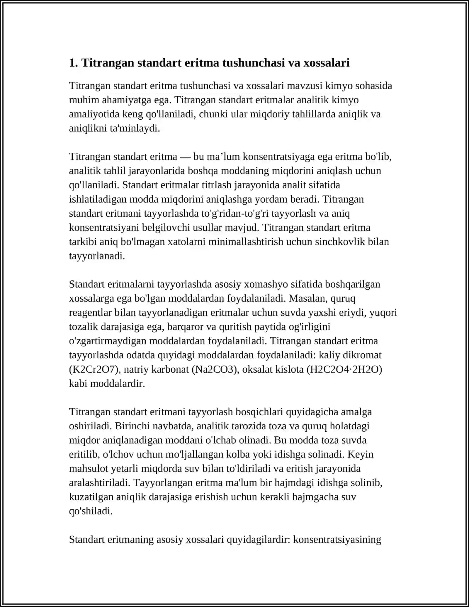 TITRANGAN STANDART ERITMALAR QANDAY TAYYORLANADI 4