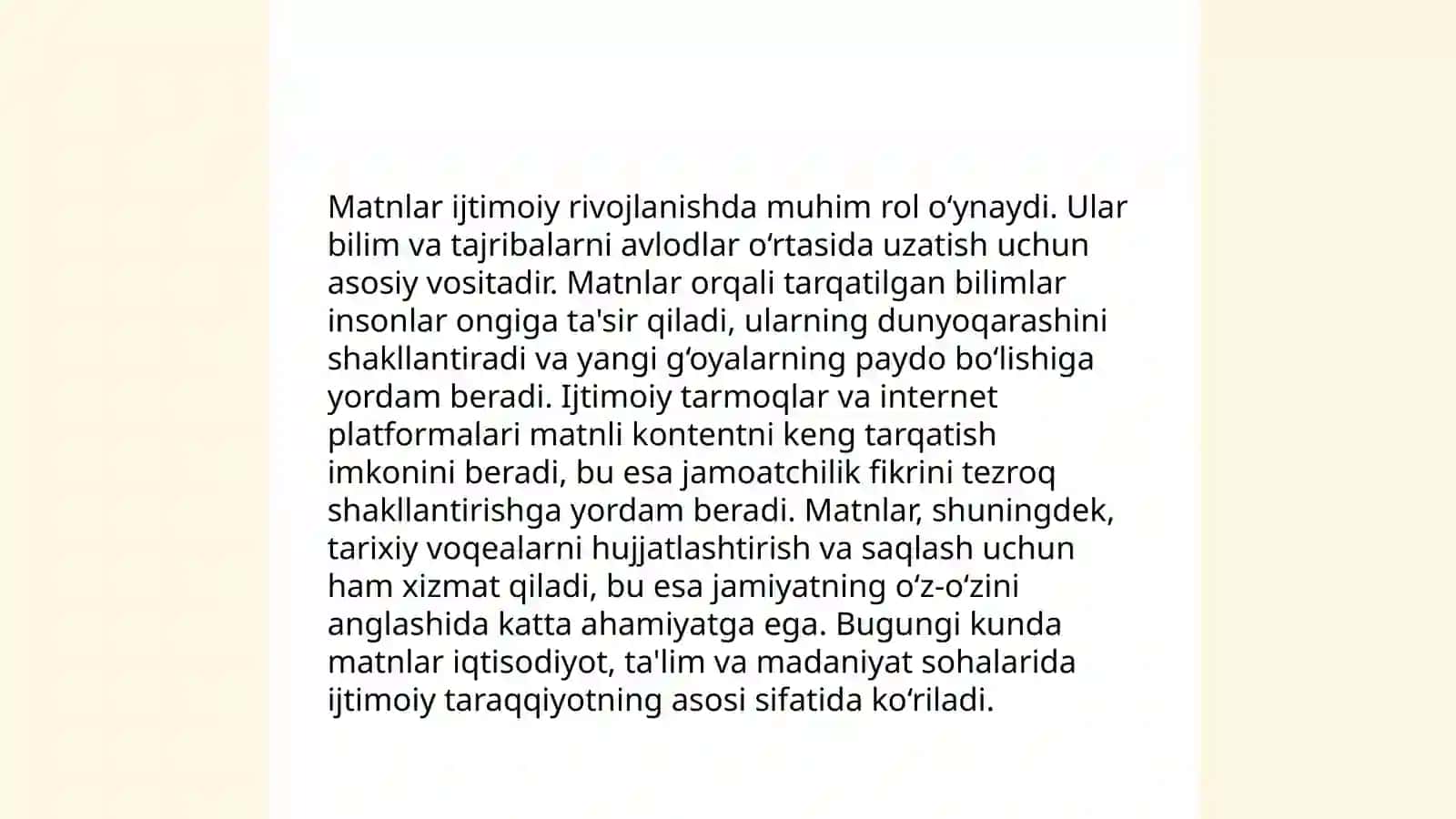 Boshlang‘ich sinf o‘quvchilarining ijtimoiy rivojlanish holati va rivojlanishda matnlarning ahamiyati 4