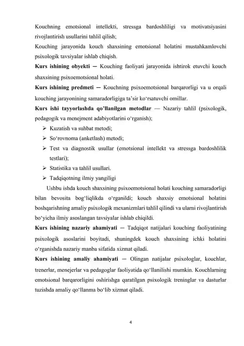 KOUCHINGNI SAMARALI VOSITASI SIFATIDA KOUCH SHAXSINI PSIXOEMOTSIONAL HOLATI 4