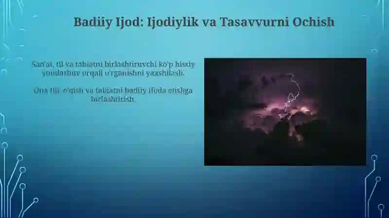 Boshlangʻich taʼlimda ona tili, oʻqish, tabiat, tasviriy sanʼat darslarini integratsiyalash 4