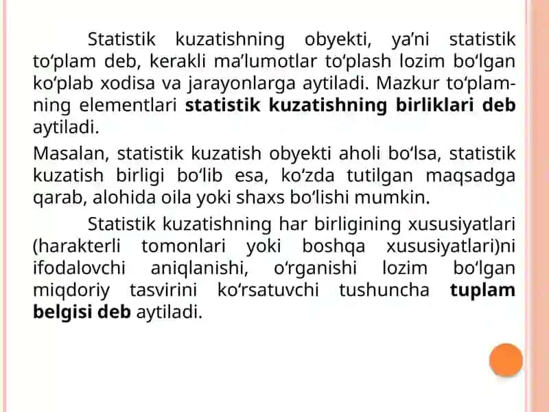 Statistik ma’lumotlarni to‘plash nazariyasi va amaliyoti 4