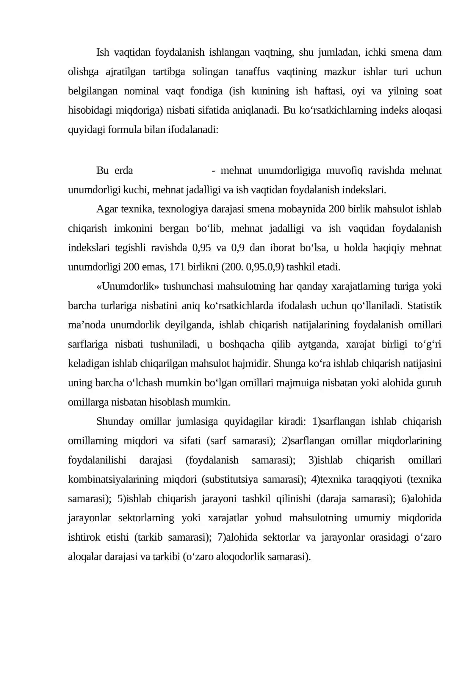 Mehnat unumdorligini oshirish omillari va imkoniyatlari 4