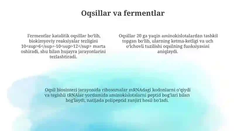 Peptid va oqsillar 4