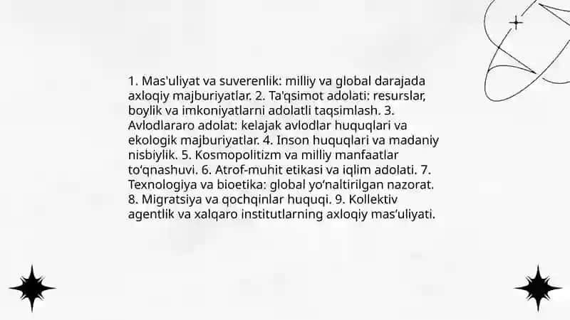 Global muammolar falsafasi 4