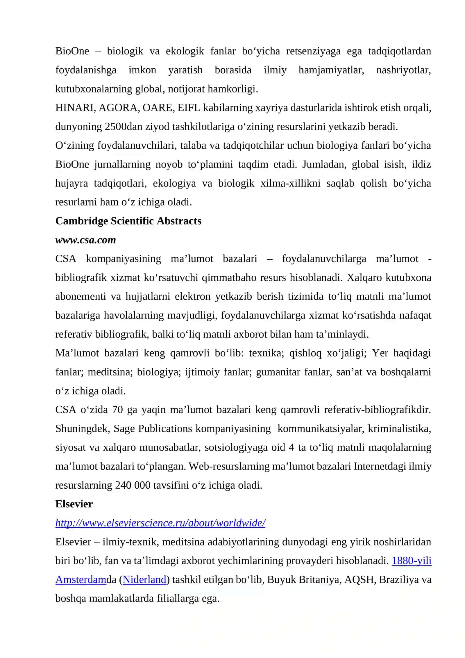 Muhim ilmiy-ta'limiy axborot manbalarining qisqacha tahlili 4