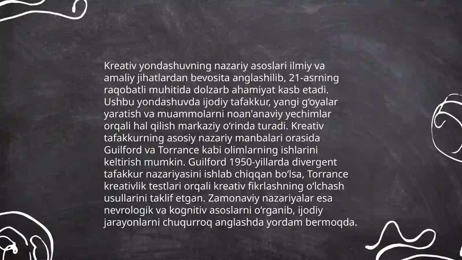 Kasbiy kompetentsiyalarni tushunish va uni shakllantirishda kreativ yondashuv 4