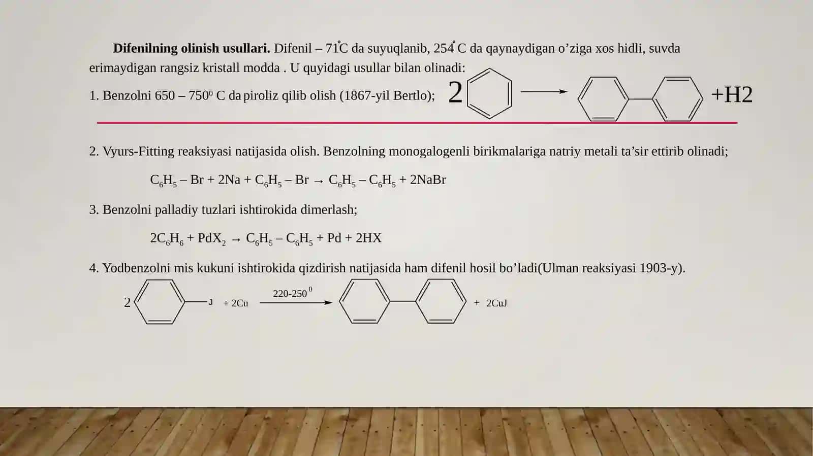KO‘P YADROLI TUTASH VA TUTASHMAS AROMATIK BIRIKMALAR 4