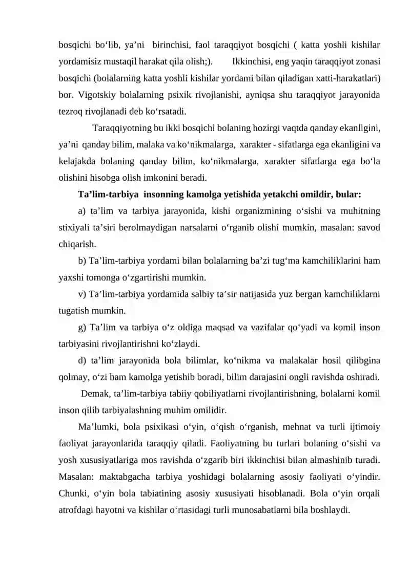 Psixik taraqqiyotning asosiy qonuniyatlari 4