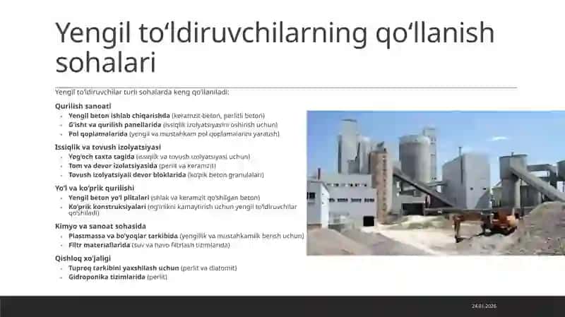 Yengilto‘ldiruvchilar:turlari,xossalarivaqo‘llanishsohalari 4