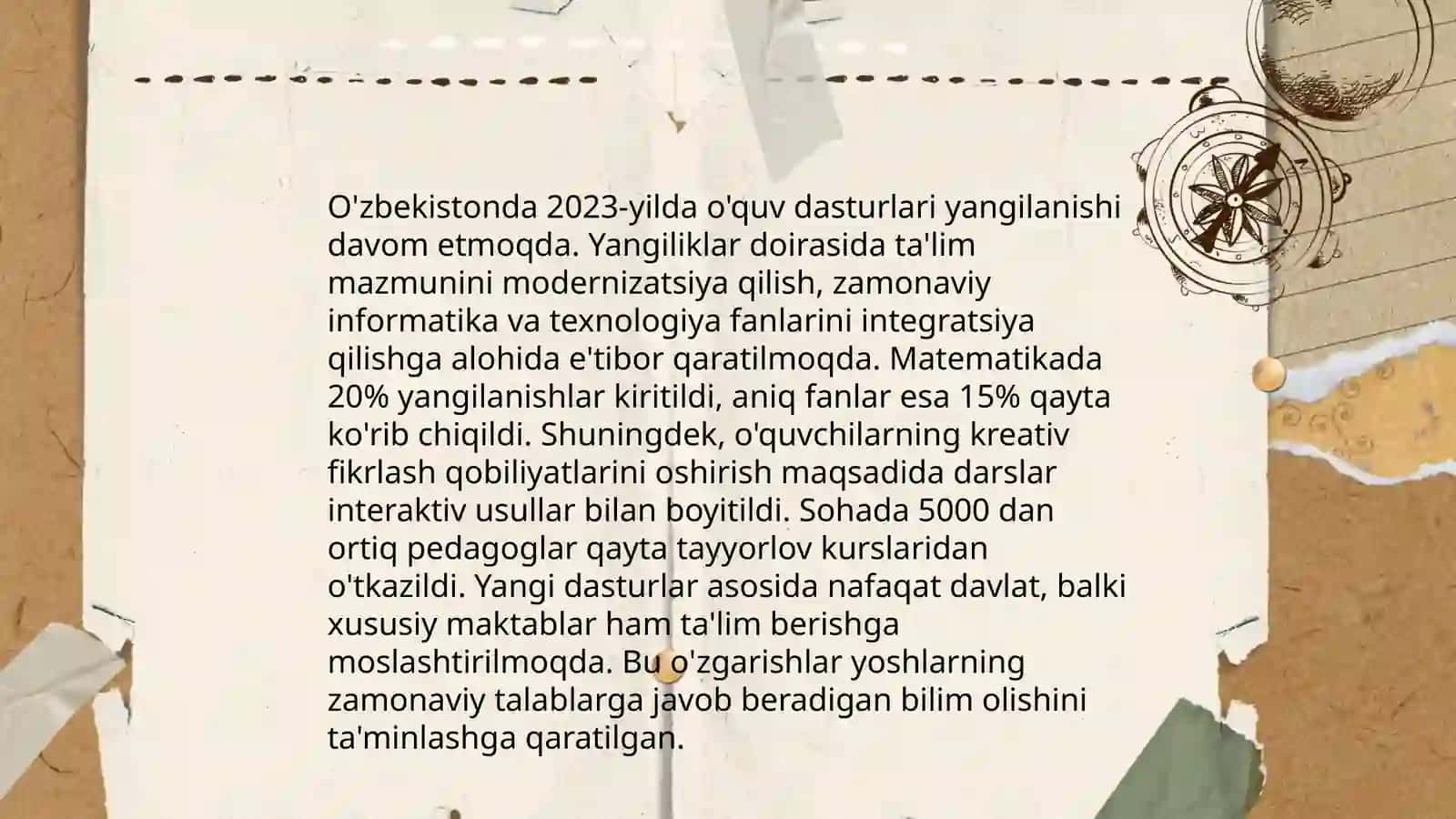Ta'lim islohotlari 4